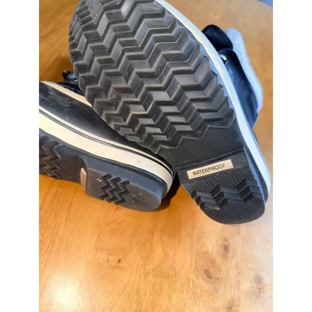 Sorel Kids Yoot Pac Nylon Waterproof Snow Boots Black NY1879-010 Size 4